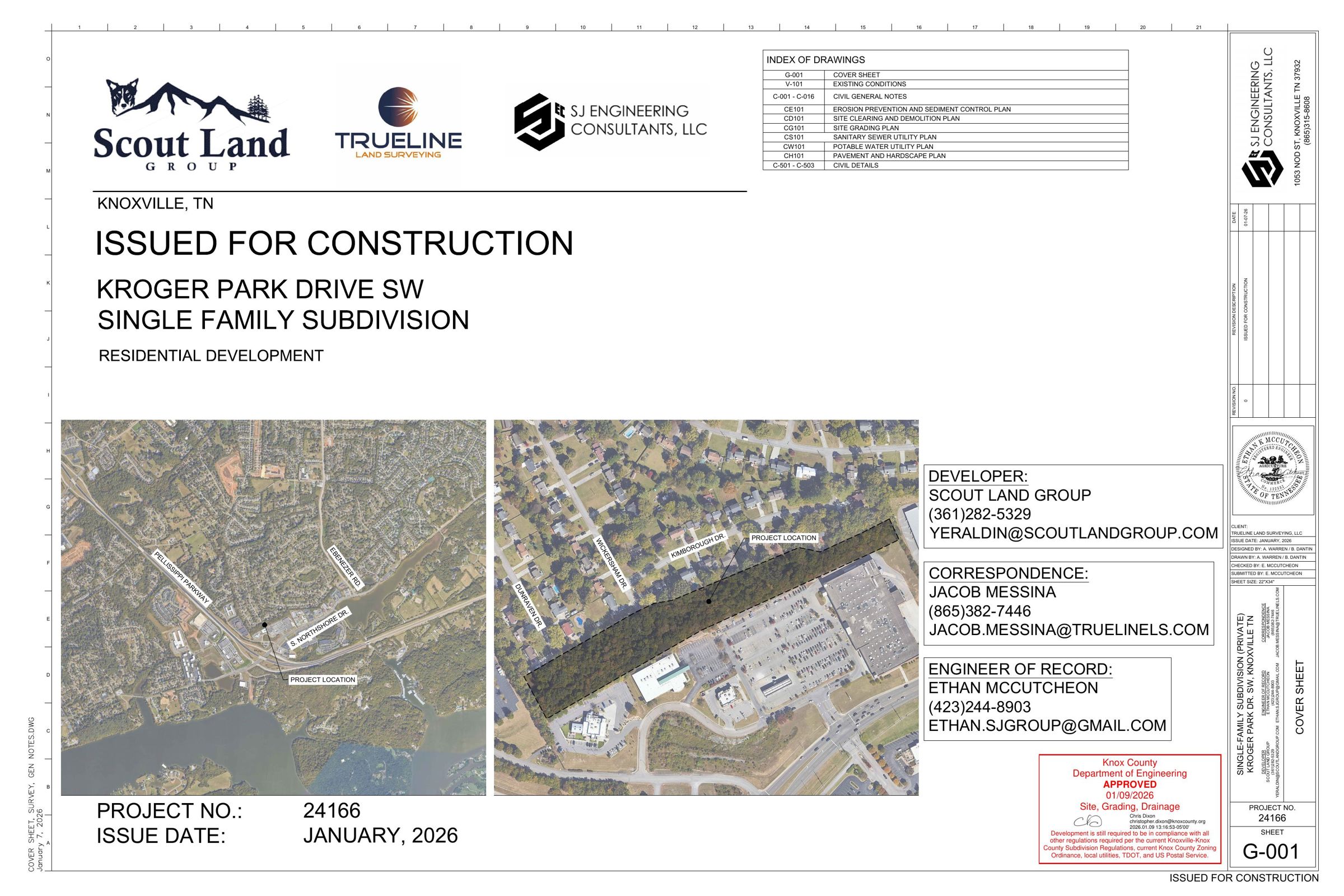 County-approved construction set - Knox County, TN