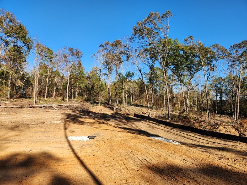Detention work - culverts staged