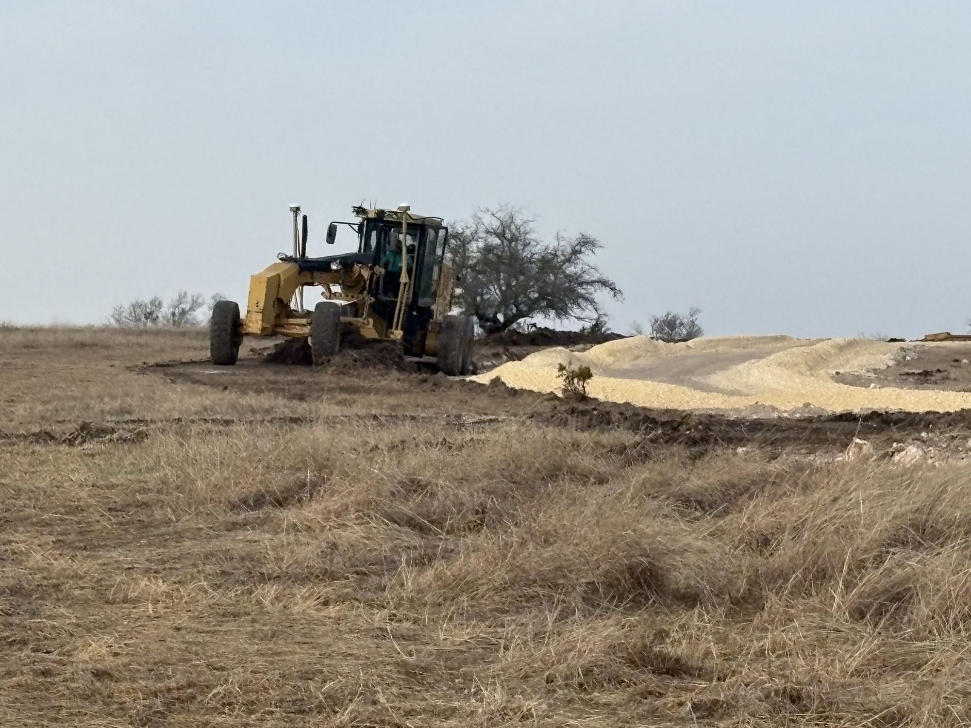 Grading the community roads