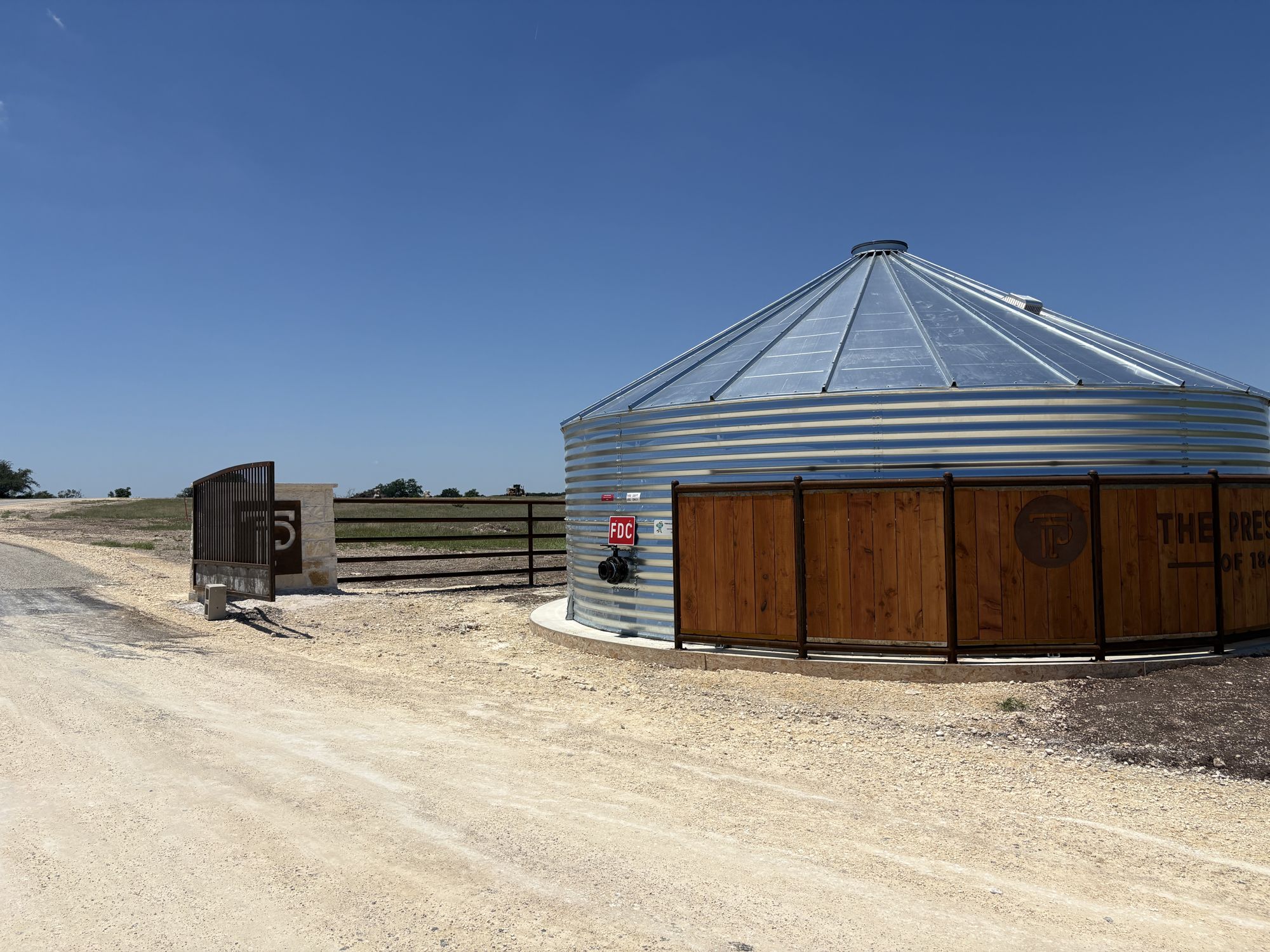 Community water storage and fire protection