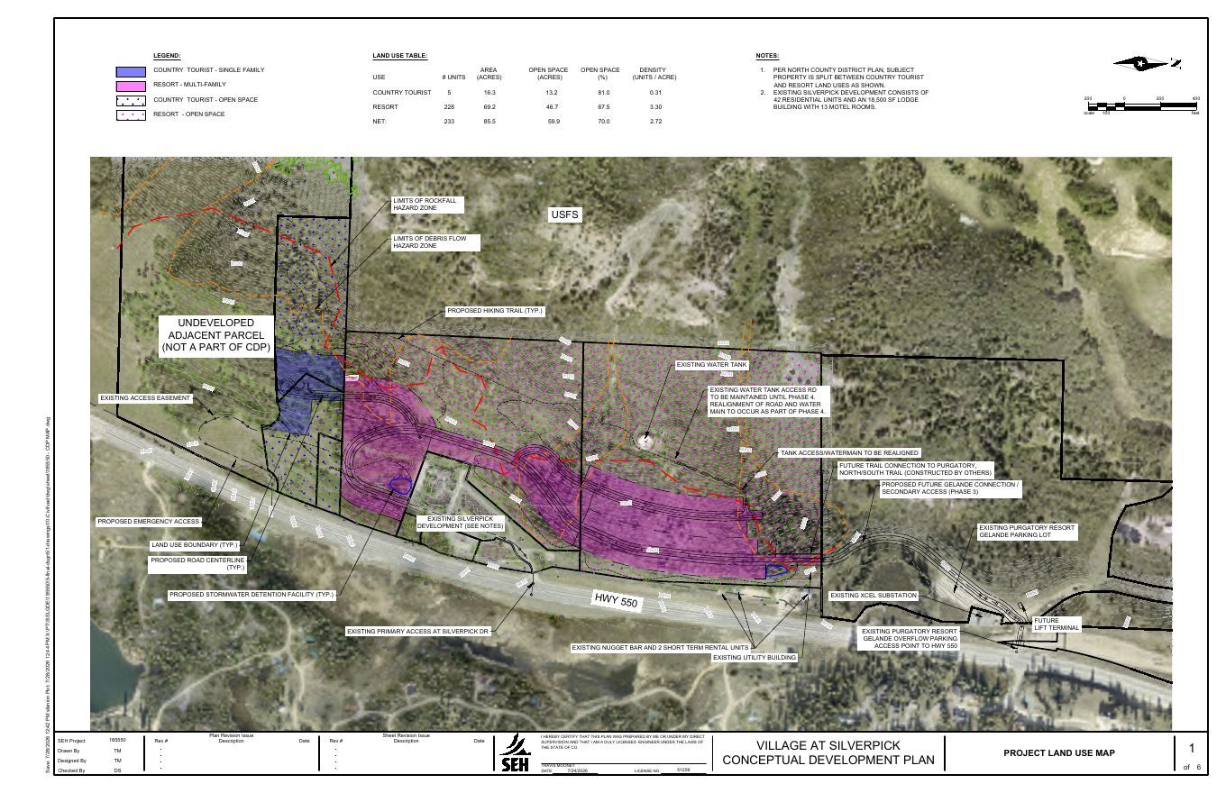Conceptual Development Plan, sheet 1 of 6 (revised July 2026)