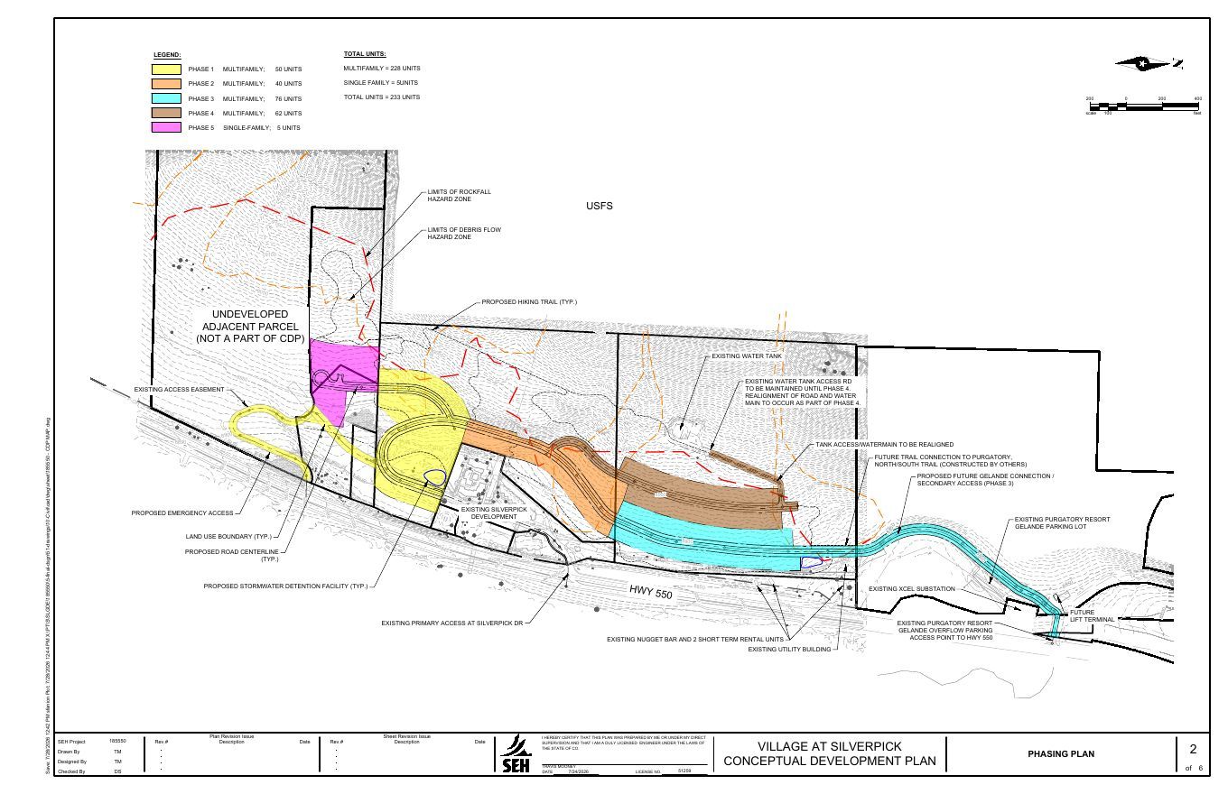 Conceptual Development Plan, sheet 2 of 6