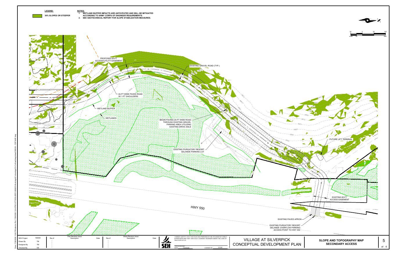 Conceptual Development Plan, sheet 5 of 6