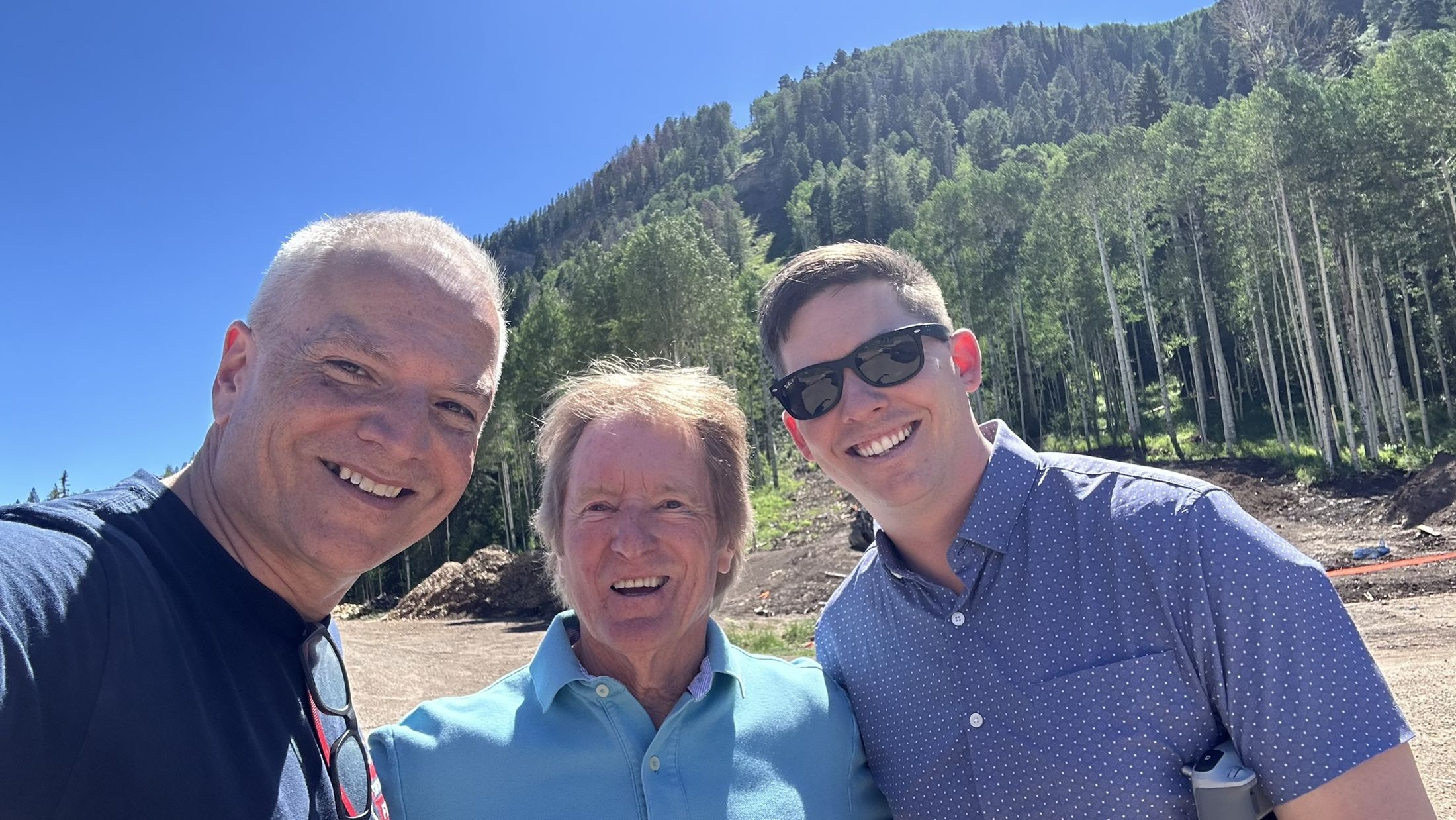 On site with partner Buck Rizvi and broker Steve Brinley